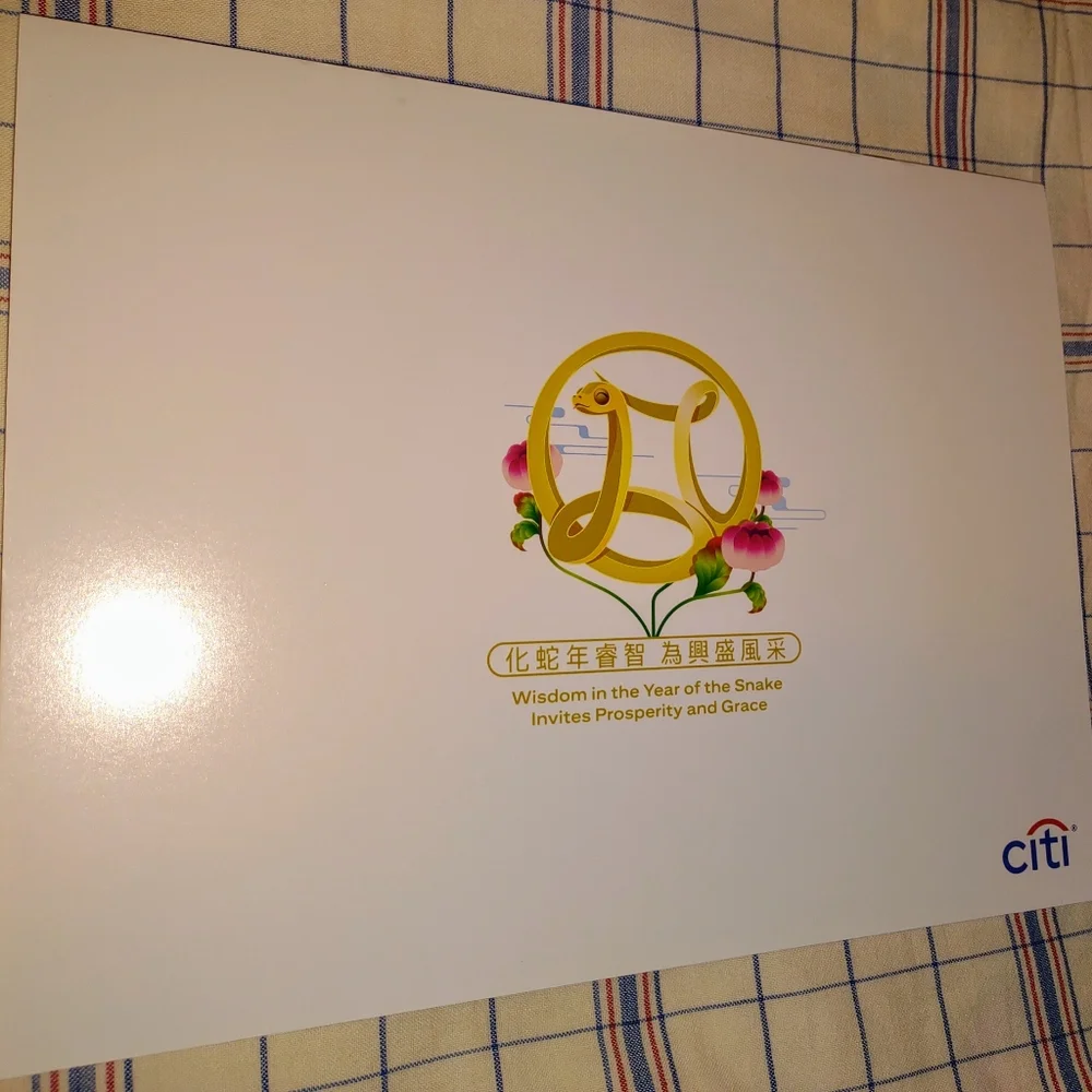 New! 2025 CITIBANK CITI Year of The Snake Wall Calendar!